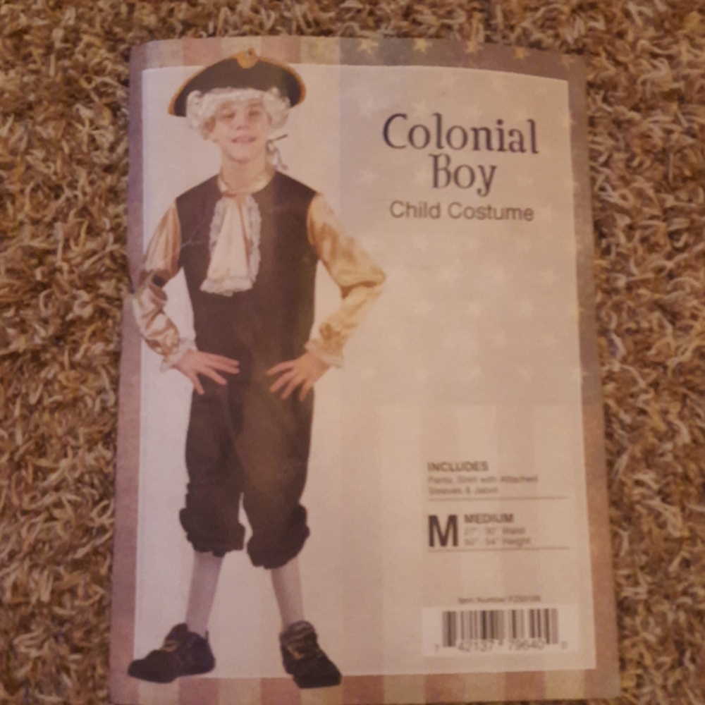 Colonial boy costume